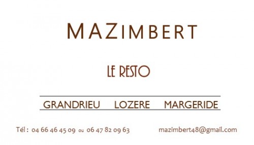 Mazimbert le resto